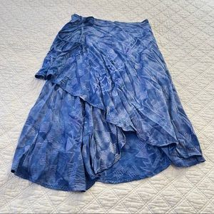 Beautiful ocean vibes batik wrap skirt